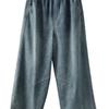 Women's Retro Wide-Leg Jeans - European & American Style, Summer & Autumn Casual Loose Fit