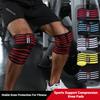 Fitness Elastic Knee Pads Sports Knee Bandages Protector Thigh Wraps Weight Training Leggings Strength Knee Support