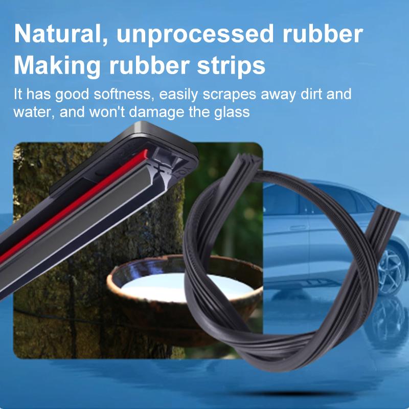 LHD Front Wipers For VW Volkswagen ID.6 Accessories 2024 -2025 Double-layer Rubber Wipers Windscreen Blades Car Accessories