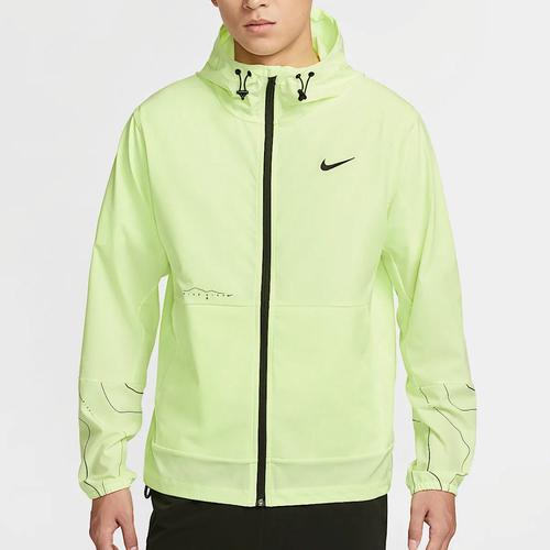 Nike brand logo sports casual hooded zip-up jacket for men