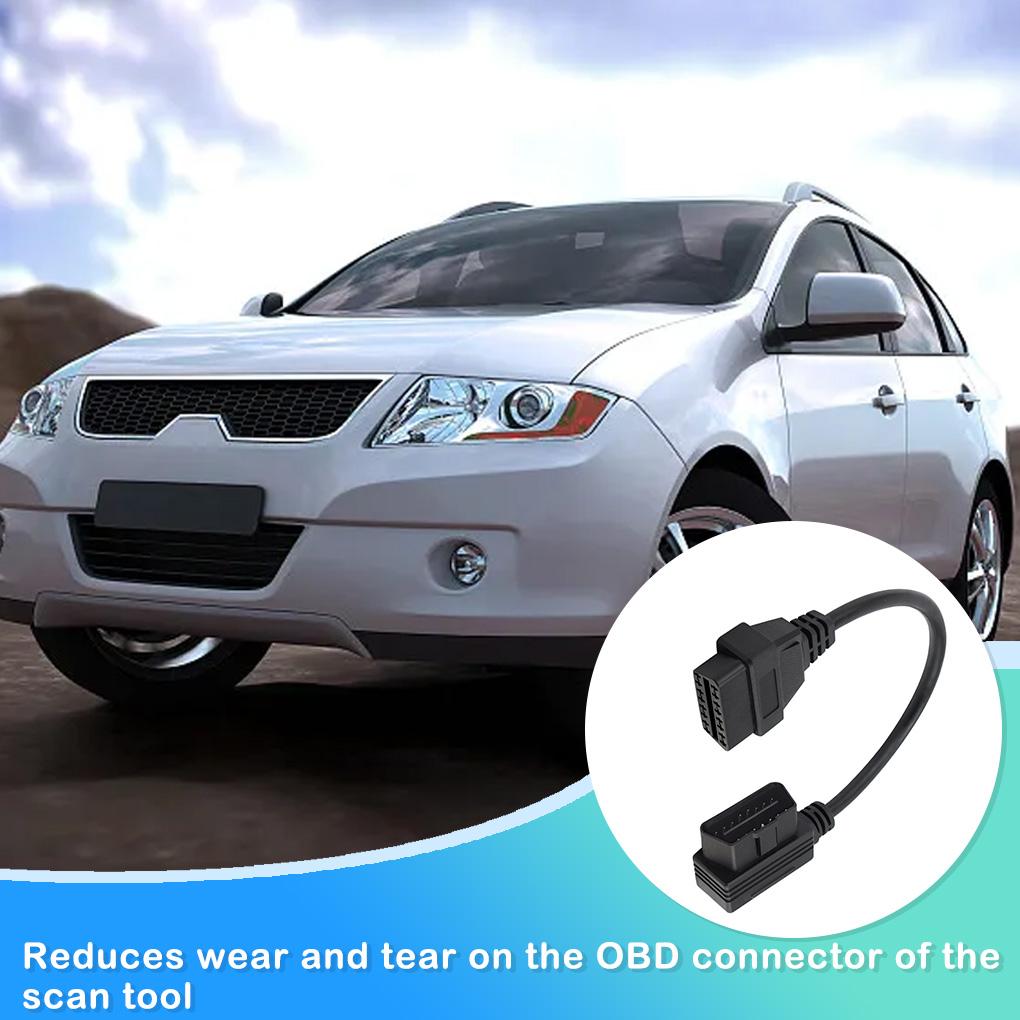 OBD 16 Pin Socket Extension Cable Diagnostic Scanner Connector Tool