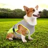 Dog Cooling Vest Breathable Vest for Hot Summer Day Adjustable Lightweight Cooling Jacket with Reflective Strip Mesh Antiuv Vest