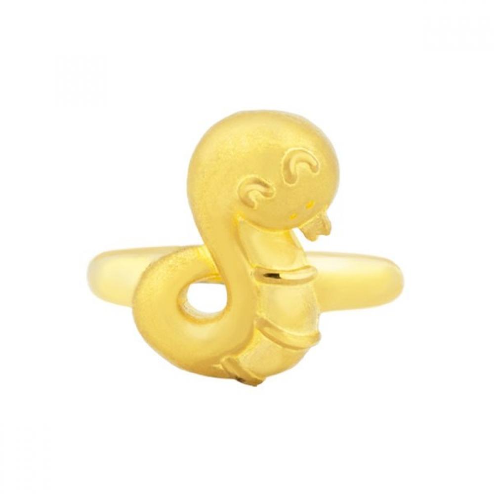 Tiny   Co 24k Gold CoCo 1.875g Smile Snake Ring