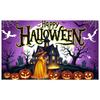 Spooky Decoration Gothic House Halloween Party Banner Photo Prop Material Haunted House Banner For Photo Shoot Costume Party