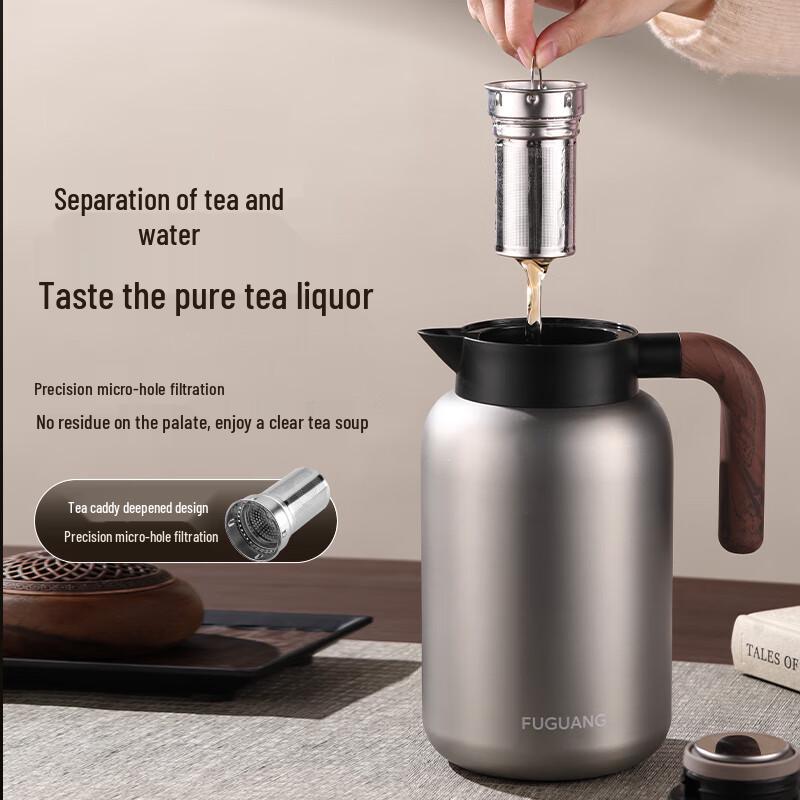 

FUGUANG 316L Stainless Steel Insulated Flask with Tea Infuser