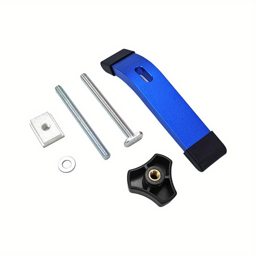 

Quick Acting Clamps - Effortless T & Miter Track Woodworking Solution - Secure, Versatile Hold Down Tools