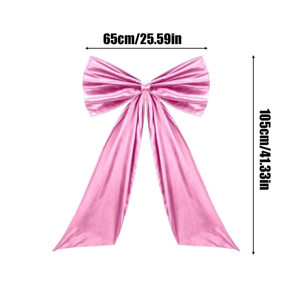 

Oversized Large Christmas Bow with Long Streamers & Tie, Holiday Decor for Home Wall Door Wreath, Staircase, Fireplace Mantel 17cm