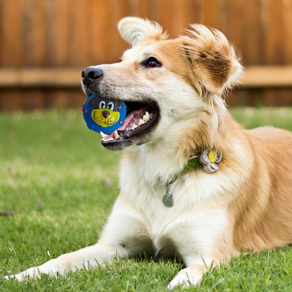 Pet Toy, Dog Face Ball, Sound,  Boredom, Interaction, Corgi Chaigou, Small And Medium-sized Dog Toy