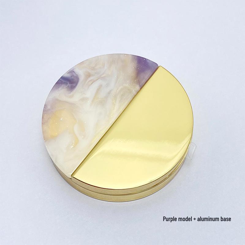 

Zinc Alloy Custom Lip Balm Box with Slide Cover for DIY Logo 50*50 mm