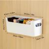 Desk Storage Box Office Supplies Box Makeup Cosmetic Desktop Organizer Plastic Storage Dividing Box for Office Living Room