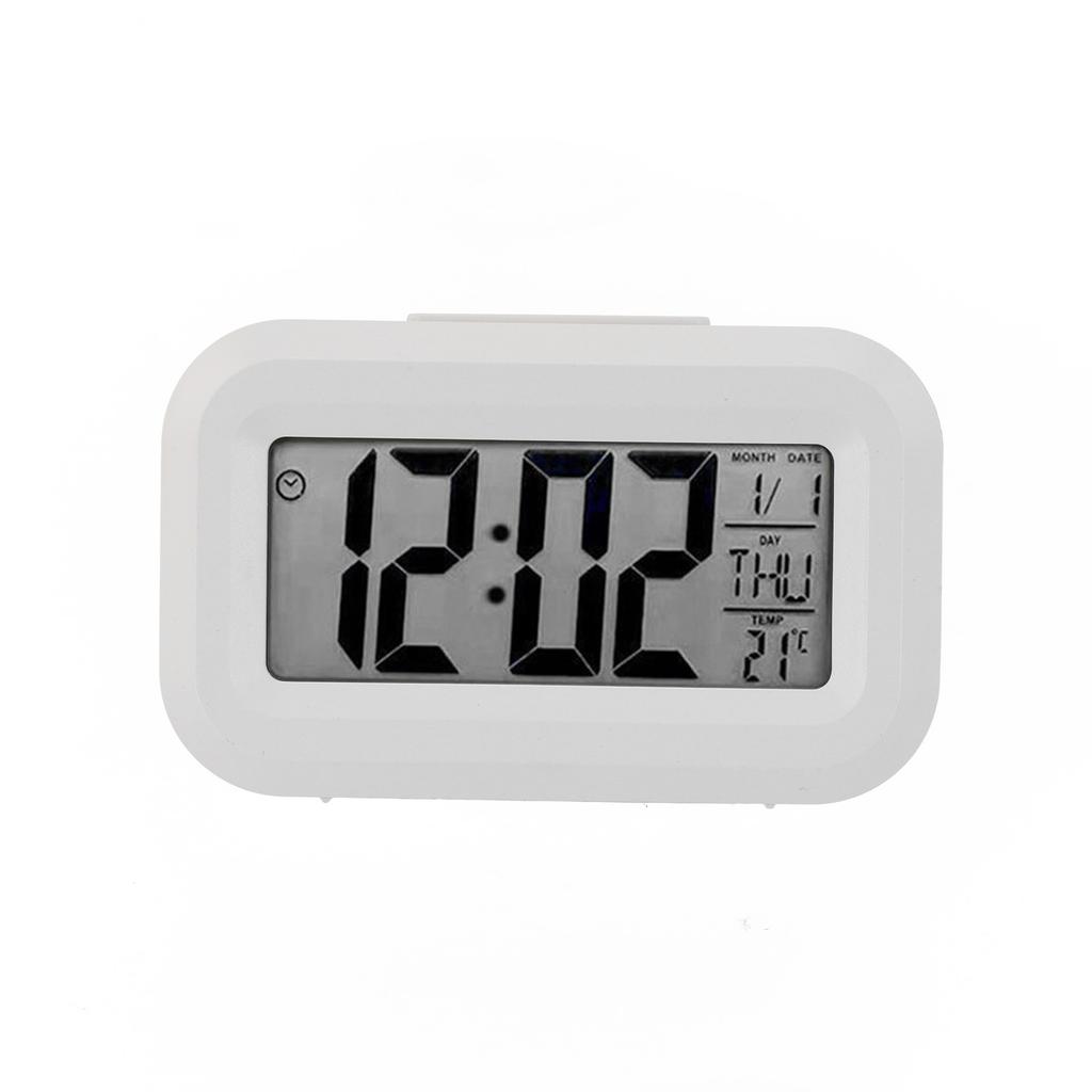 Alarm Clock Digital Alarm Clock 9*2.5*5.5 Cm Date Temperature Display Snooze Mode Desktop Decor Household Supplies