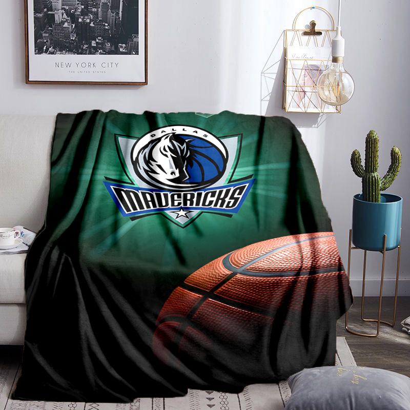 DALLAS BASKETBALL TEAM Blanket Lightweight Flannel Bedding Blanket Perfect for Travel, Camping, Living Rooms, Offices, Sofas, Fan Christmas Gift