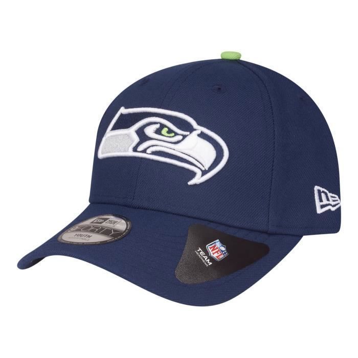 Casquette ajustable pour enfants New Era 9Forty - THE LEAGUE NFL Teams - Seattle Seahawks - Bleu - 100% coton
