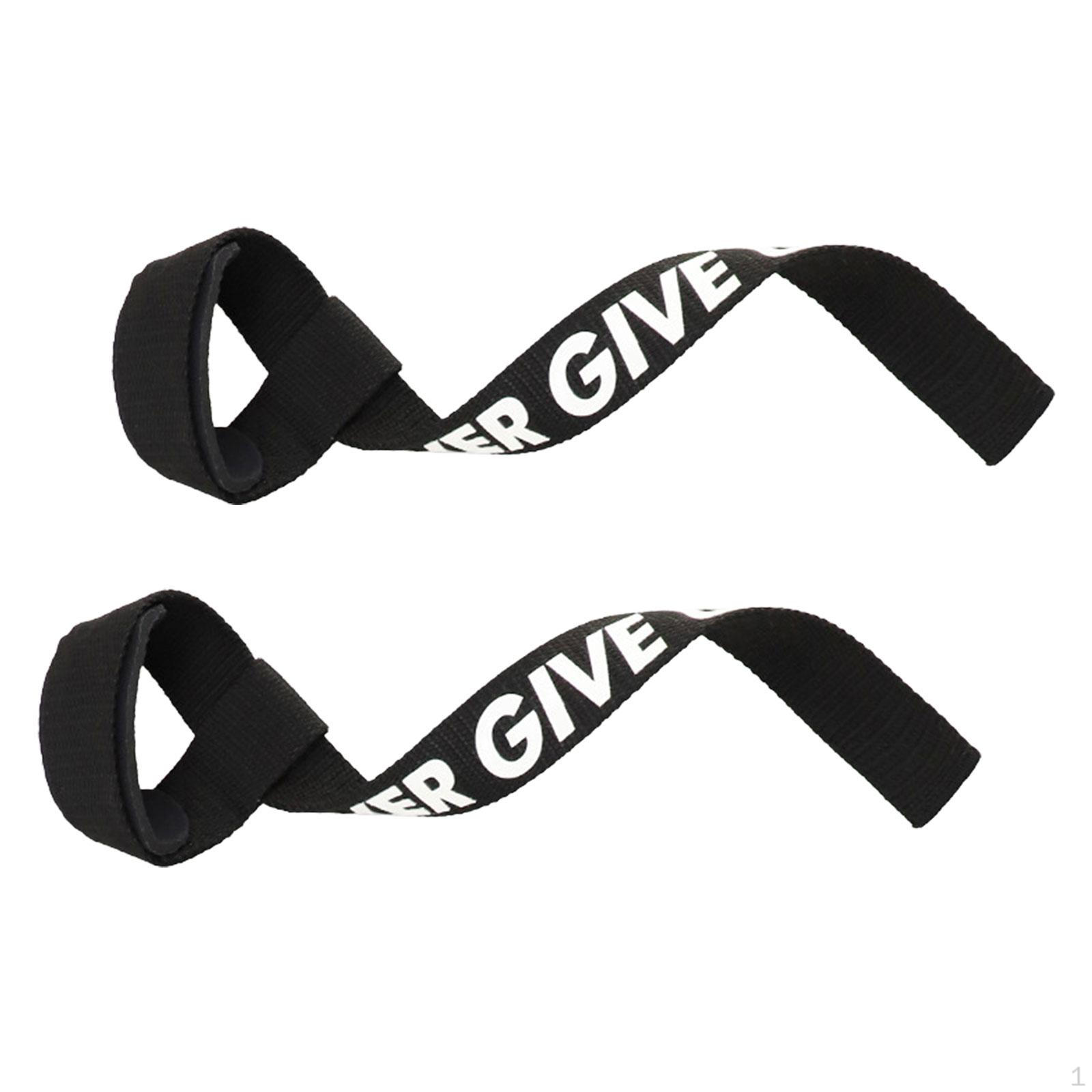 

2 шт. Тяжелая атлетика лямки Тяжелая атлетика запястье для мужчин и женщин бинты гантели чёрный
