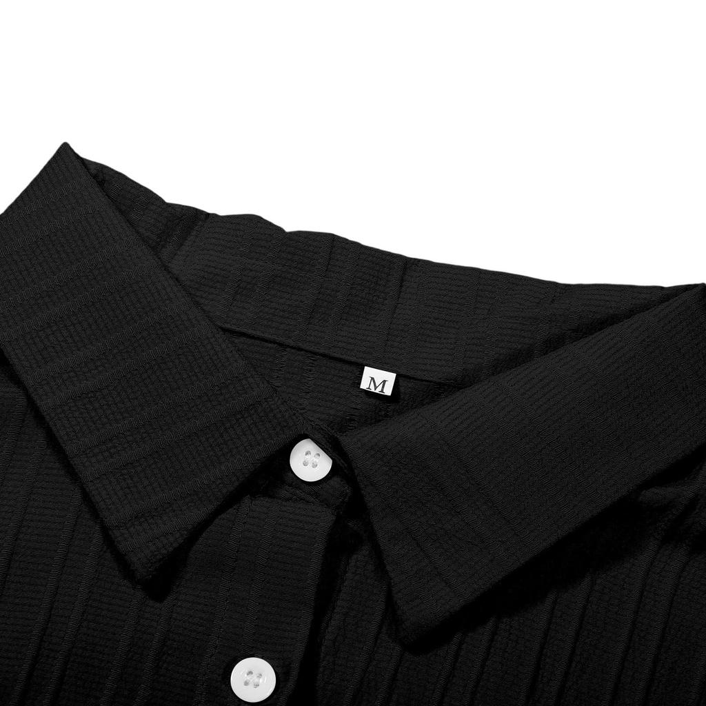2 Piece Sets For Women T-shirt Shorts Outfits Fashion Sexy Summer Short Sleeve Pleated Midriff Suit