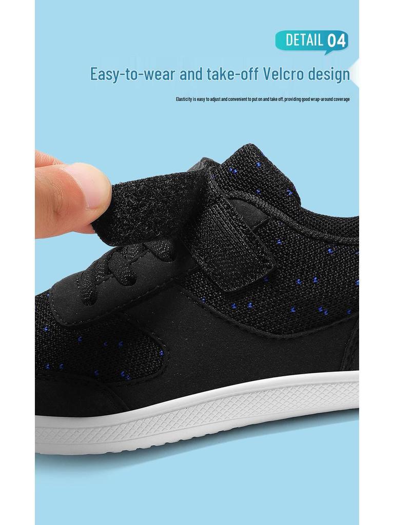 Kids' Wide-Toe Casual Sports Shoes - Low-Top, Breathable, Outdoor Hiking Sneakers for Boys and Girls