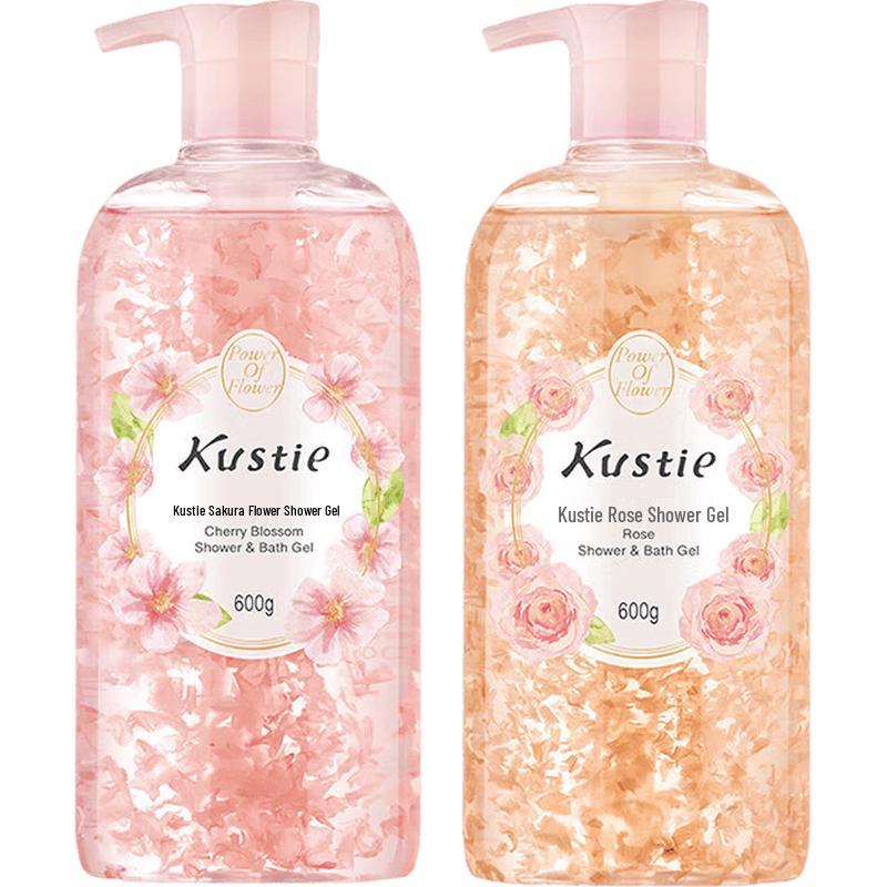 Coostin Cherry Blossom Rose Petal Shower Gel