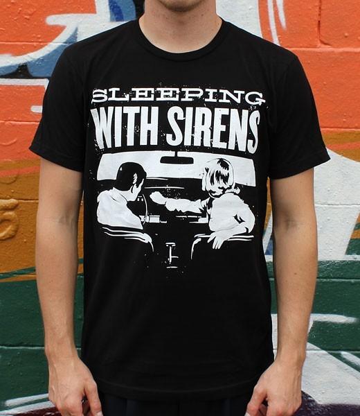 NEW Sleeping With Sirens Black Shirt FUll size S-5XL unisex TA961 Unisex T-Shirt