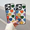 Mirror Phone Case for iPhone 15 11 13 14 for 15 16 Pro Max 12 13 16 Pro Cloud Flower and Animal Cute Style Phone Case