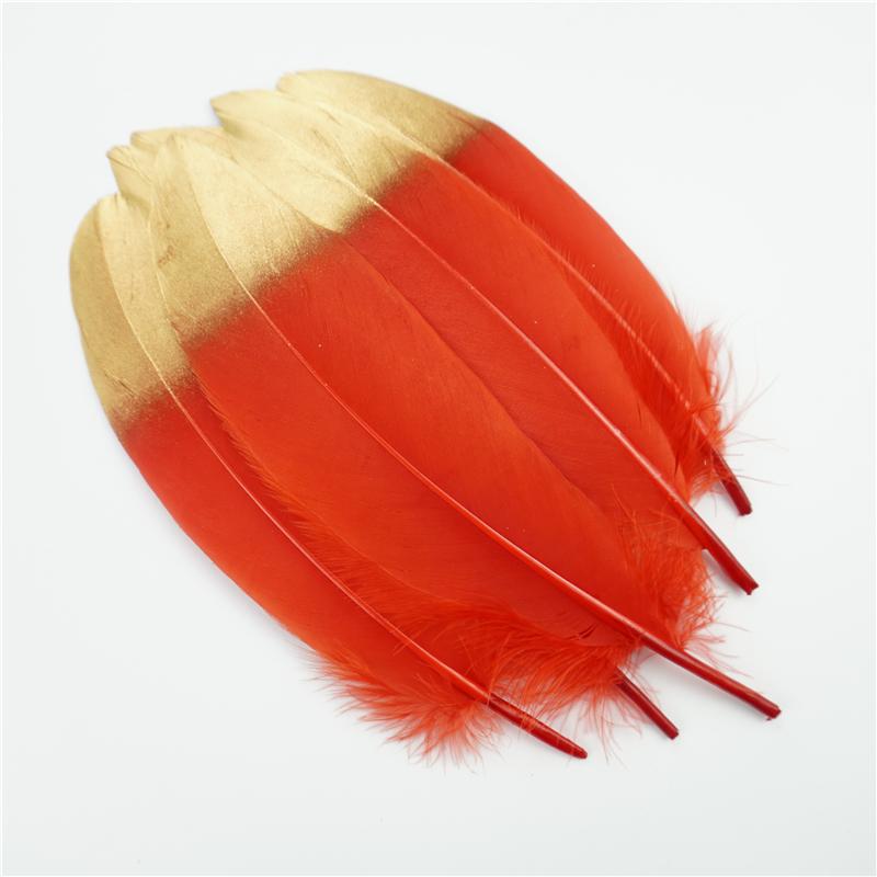 10Pcs Golden Goose Feather 15-20cm Silver Swan Plumes Dream Catcher Accessories DIY Jewelry Creation Feather Holiday Decorations