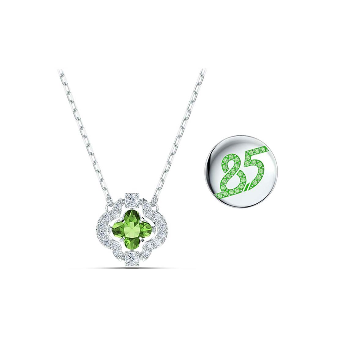 Swarovski Sparkling Dance Minimalist Design Crystal Necklace Women necklace 5587737 Box (Random Color)