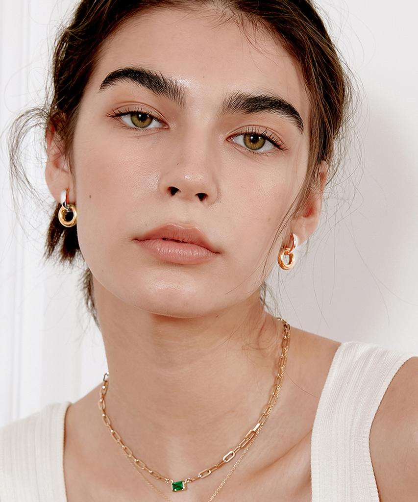 Begins Roca Donut Hoop Earrings