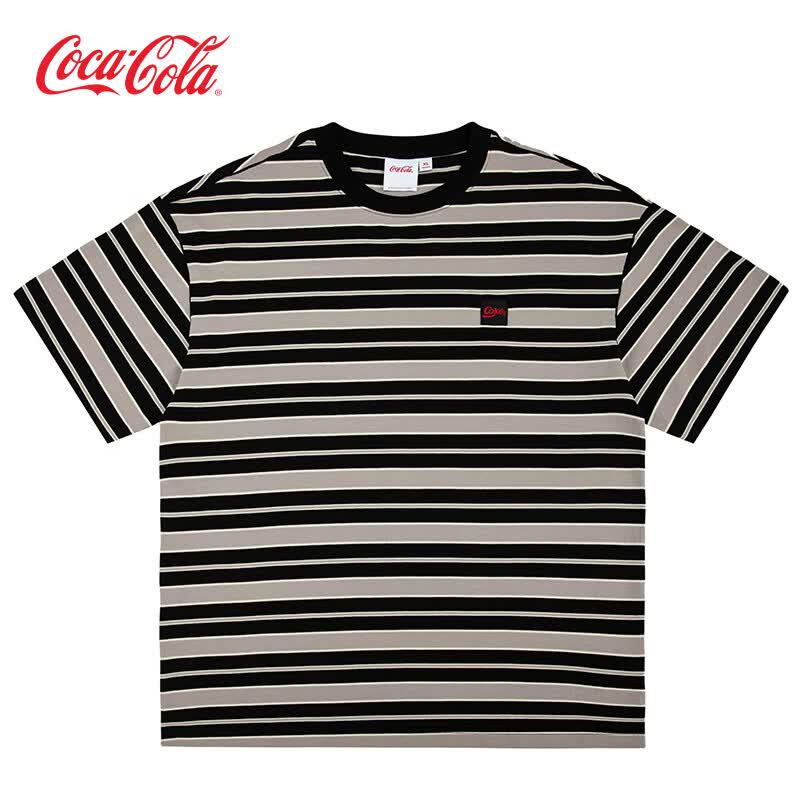 Coca-Cola Striped Cotton Short-Sleeve T-Shirt