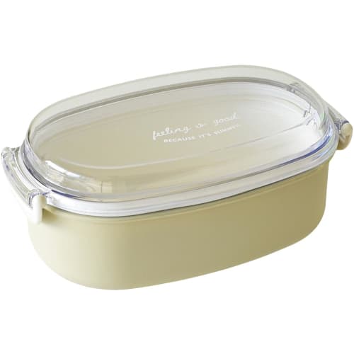 FIG Lacquered Single-Tier Lunch Box, 600ml, Beige, 024
