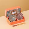 Year of the Horse Ceramic Rice Bowl Set: Includes Bowl, Plate, and Chopsticks - Perfect for Home and Business Gifts
