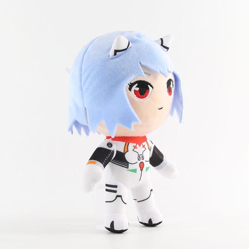 Plyšová Ayanami Rei Plyšová Asuka Langley Soryu Plyšová Rei Plněná Ray Japonské Anime Kawaii Roztomilé Kreslené Hračky Panenky Postel Dárek