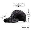 Plaid baseball cap for men and women couples dome hat casual street sun hat Internet celebrity fashion cap