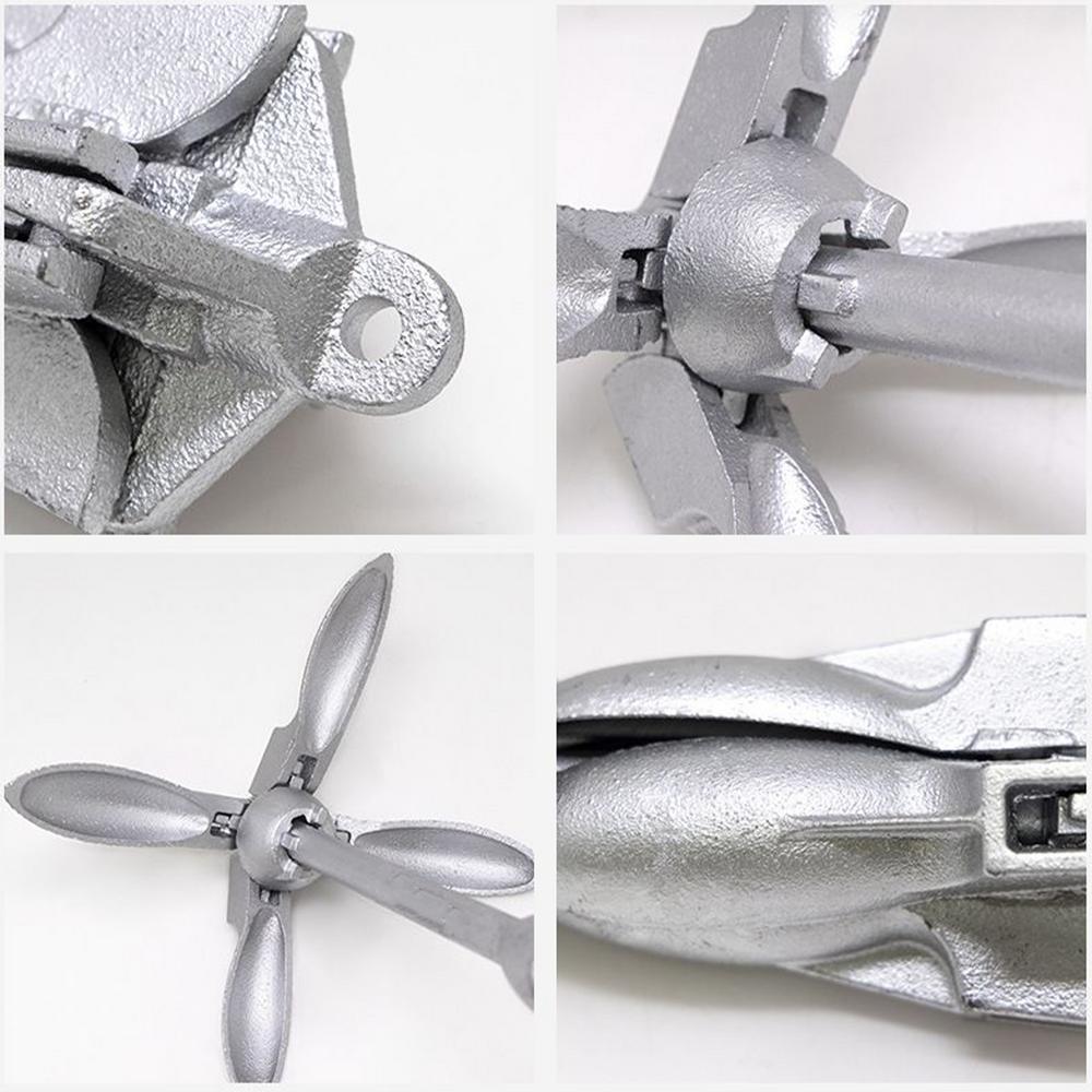 Kayak Anchoring Kayak Fishing Anchoring Kit Folding Heavy-Duty Retrievable Boat Accessories For Lake Fishing Kayaking Dock