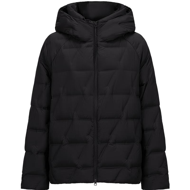 

JIUZI ANNACO Women s Lightweight Hooded Short Duck Down Jacket M