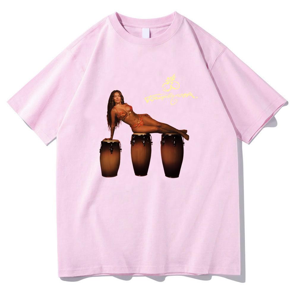 Karol G Tropicoqueta New Album Graphic Print T-shirts Funny Music Karol G Tee Unisex Top Women Cotton Comfortable Tshirts Unisex