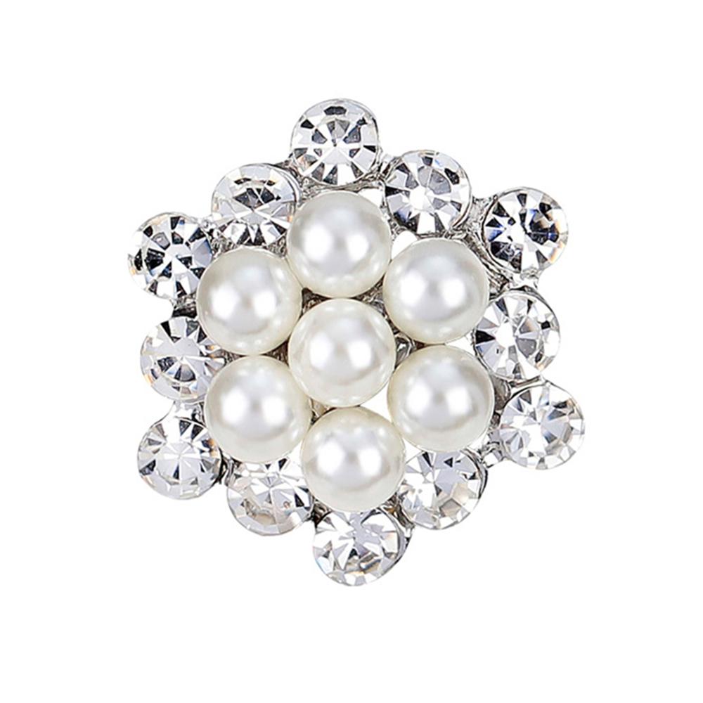 1PC Pearl Brooch Flower Brooch Women's Flower Brooch Clothing And Accessories