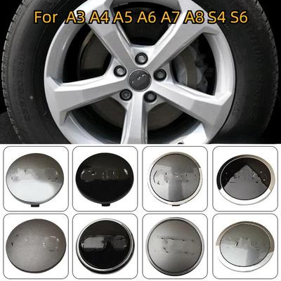 4P 60mm 61mm 68mm 69mm Araba Stili Tekerlek Merkezi Kapağı Göbek Kapakları Rozet 4B0601170 A3 A4 A5 A6 A7 A8 S4 S6 Araba Aksesuarları