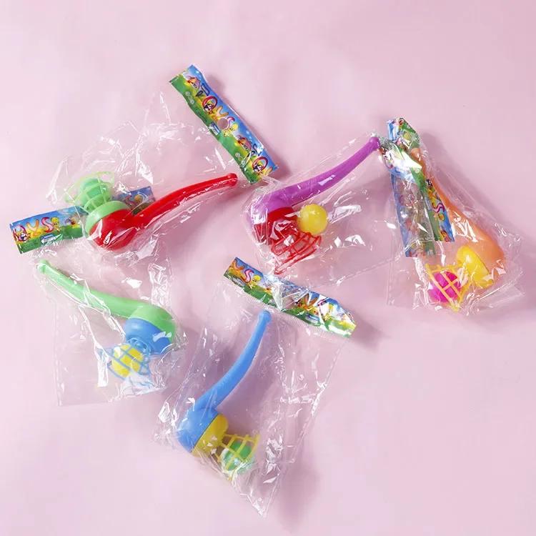 20Pcs Colorful Magic Blowing Pipe Floating Suspended Ball Toys for Kids Birthday Party Favors Goodie Bag School Pinata Gifts