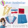 Haruhi Cosplay Suzumiya Outfit  School Uniform Anime Costume Set Party Fan Event