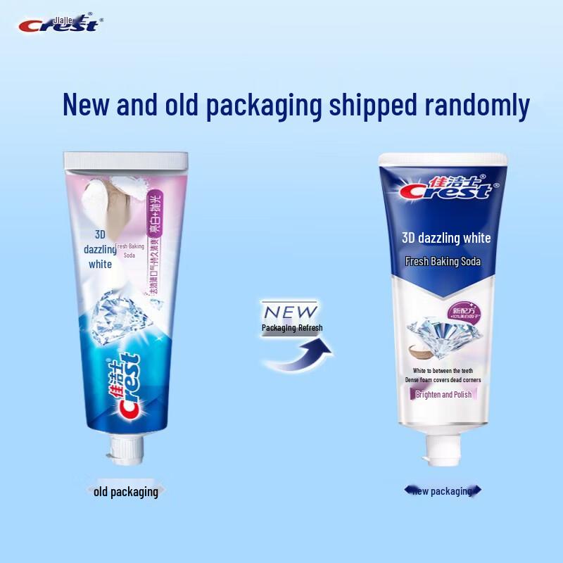 Crest 3D White Fresh & Bright Fluoride Toothpaste 170g