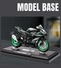 1/12 Kawasaki Ninja ZX10R Legierung Druckguss Motorrad Modell Spielzeug Fahrzeug Sammlung Sound und Licht Off Road Autocycle Spielzeug Auto