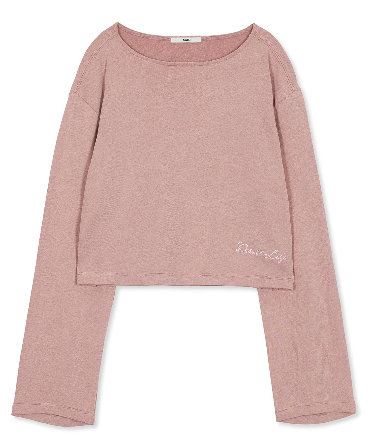 Mmic (Women) Lo-Fi Long Sleeve Strong Twist Cotton Single Knit_Dusty Pink M