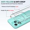 For Honor 400 Lite 5G Clear Phone Case TPU+Acrylic Shockproof Phone Back Cover