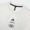 adidas × Les Mills Unisex Letter Print Crew Neck Loose Fit Short Sleeve T-Shirt Cloud White KF8844