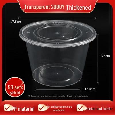 HANDUNYOU Disposable Rectangular Food Containers