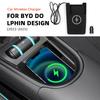 For BYD Dolphin 2023 2024 2025 Car Wireless Charger Pad Fast Charging Center Console Organizer Interior Modification Accessories.