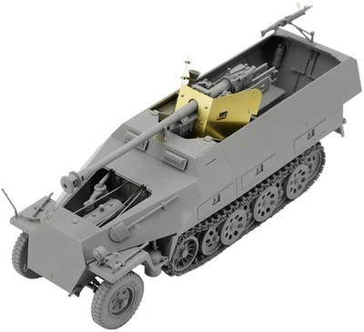 Border Models German D Pak 40 Gun Pakwagen Plastic Model Kit BT043 1/35 Sd.Kfz 251/22 Ausf. W/7.5cm Self-Propelled Anti-Tank (Tank)