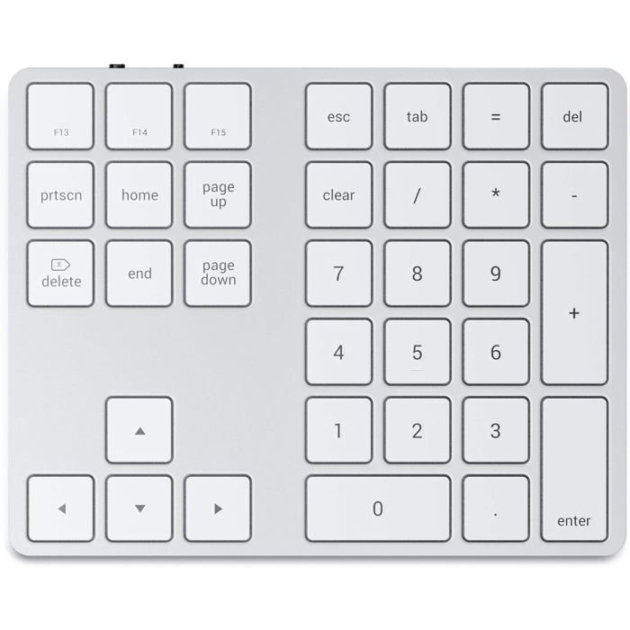 Clavier Bluetooth - SATECHI - Étendu - Pavé Numérique Complet - Flèches De Navigation - Raccourcis MacOS