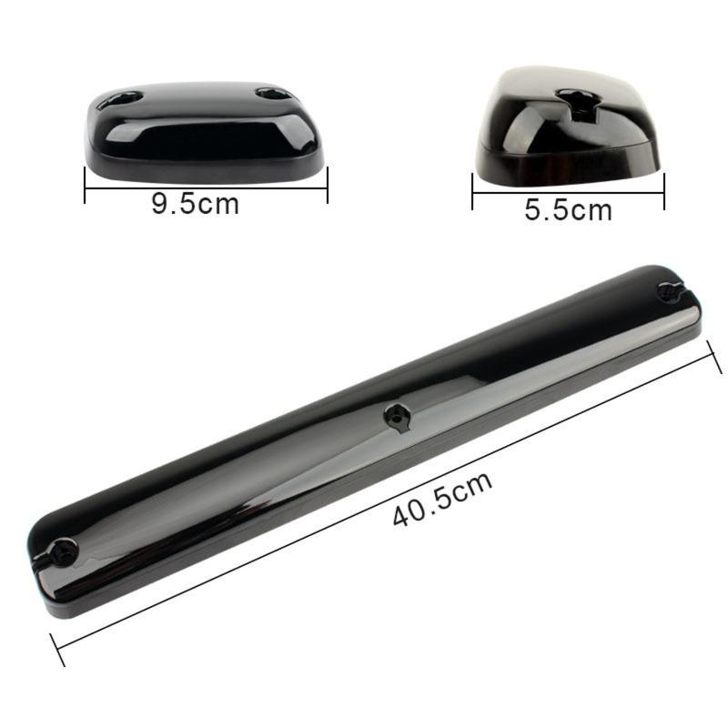Roof Warning Light 3PC LED Compatible with Chevrolet GMC Pickup Truck 2007 2008 2009 2010 2011 2012 2013 Car Accessories