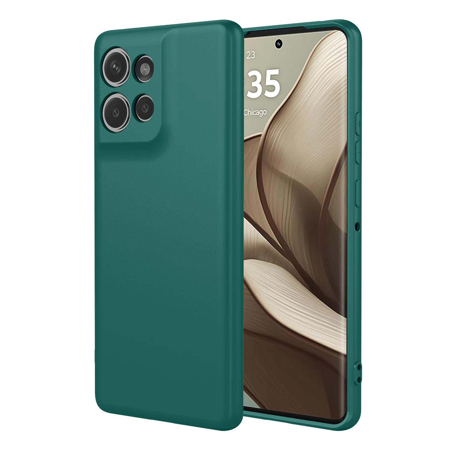 

Simple original Official Liquid Silicone Case for MOTO Edge 50 50 Pro 50Fusion for TPU Fundas Coque Capa Cover Edge 50