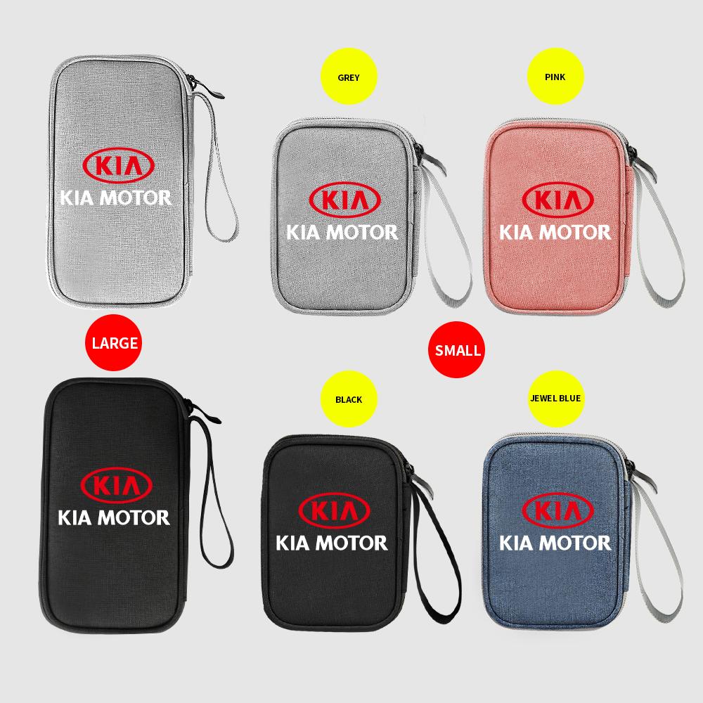 Portable Electronic Product Carry Storage Bag Car Storage Accessories For Kia Sportage 3 Rio K2 Ceed Carnival Picanto Soul EV6 xmwcj44